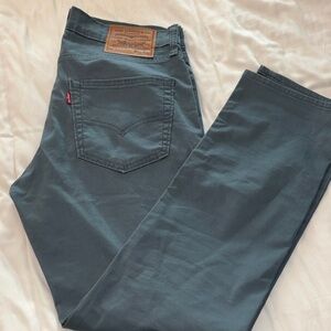 Levi's Men's Dark Teal Slim Jeans
